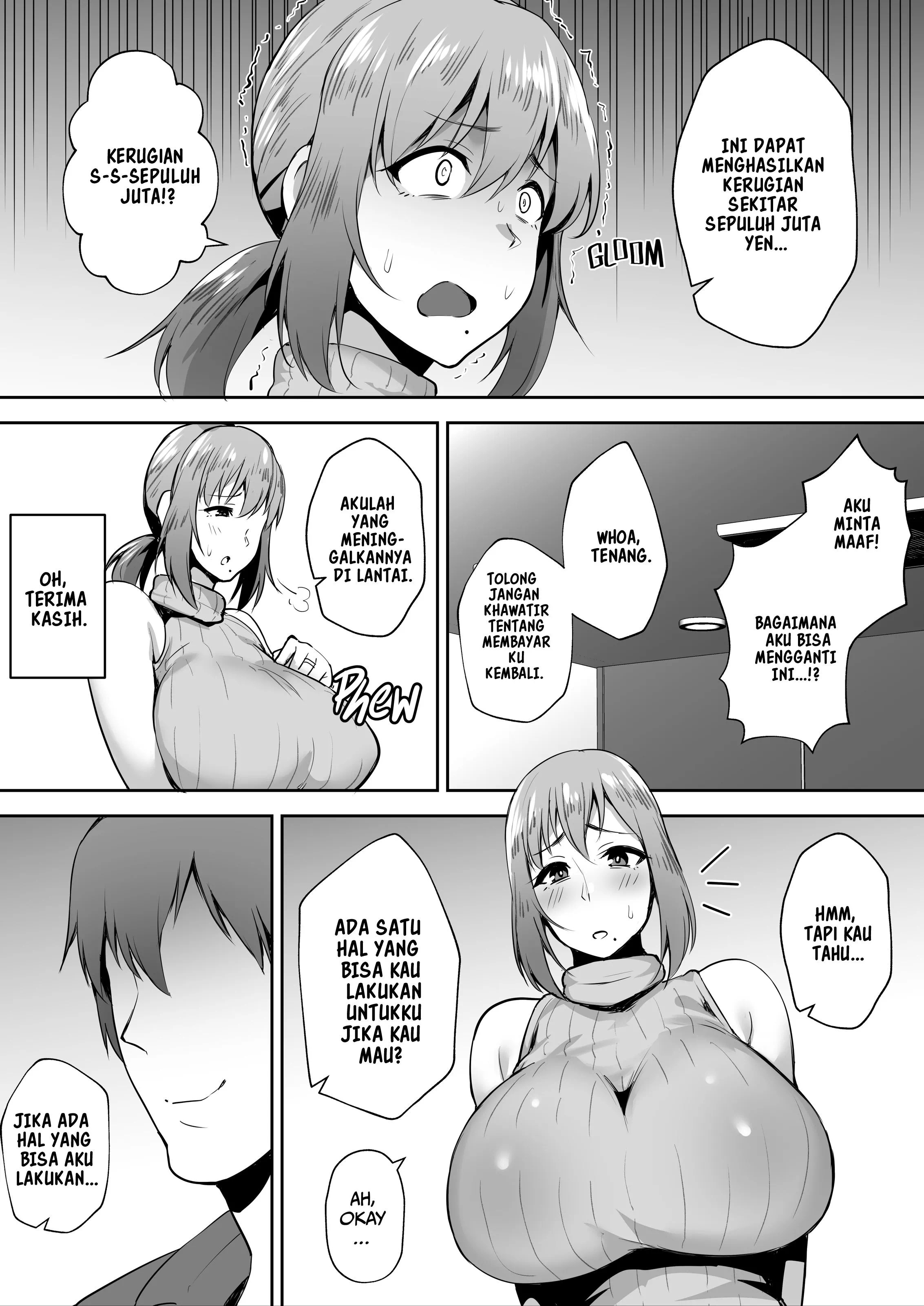 Hitozuma NTR Netorareta Bakunyuu Genki Tsuma Youko -Kaji Daikousaki de Toshishita SeFri no Onaho Tsuma ni Saremashita - Chapter 1 10