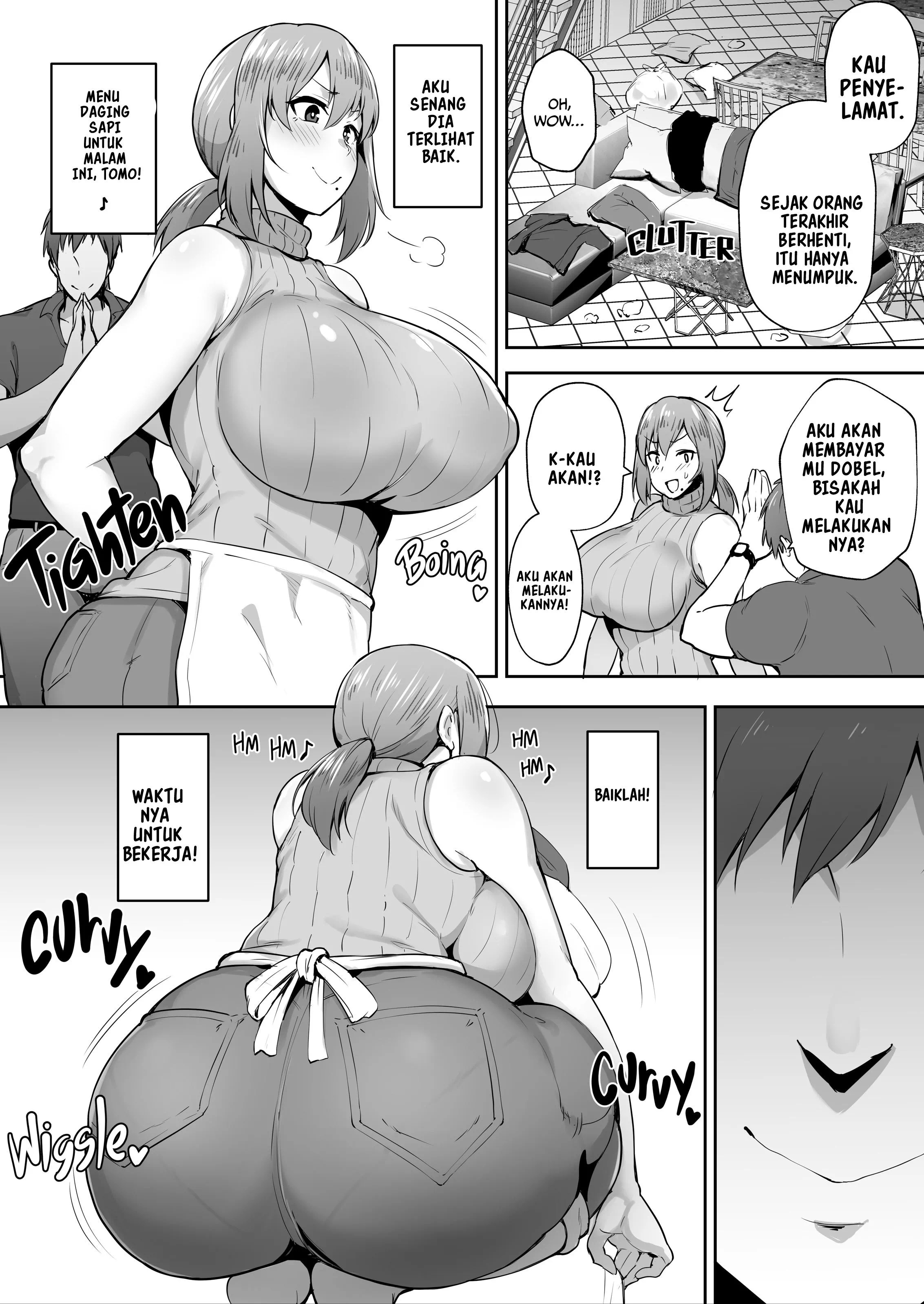 Hitozuma NTR Netorareta Bakunyuu Genki Tsuma Youko -Kaji Daikousaki de Toshishita SeFri no Onaho Tsuma ni Saremashita - Chapter 1 8