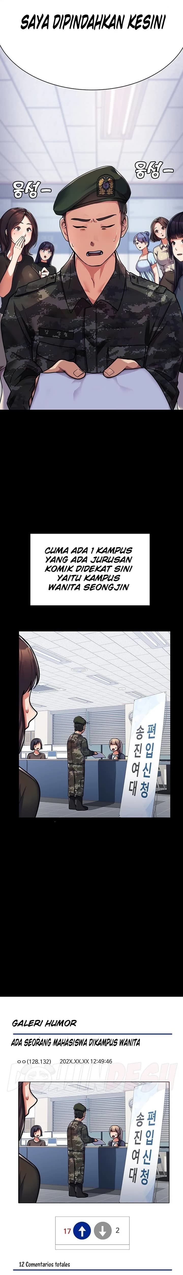 Women&#8217;s University Student who Served in the Military - Chapter 01 9